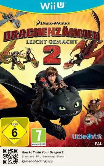 How to Train Your Dragon 2 Nintendo Wii U, Germany box front