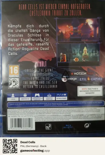 Dead Cells PlayStation 4, Germany box back