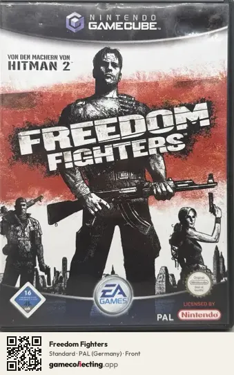 Freedom Fighters Nintendo GameCube, Germany box front