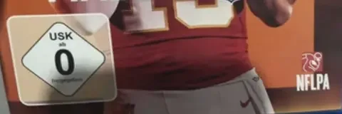 Madden NFL 20, the USK square on its front