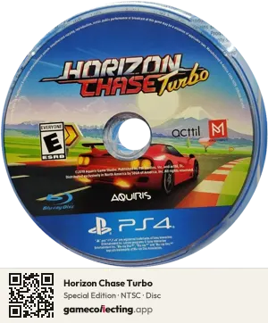 Horizon Chase Turbo PlayStation 4, NTSC disc