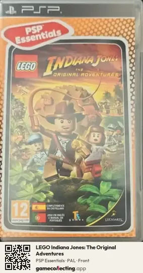 LEGO Indiana Jones: The Original Adventures PlayStation Portable, PAL box front