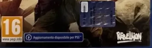 Sniper Elite 5, the PEGI square on its front