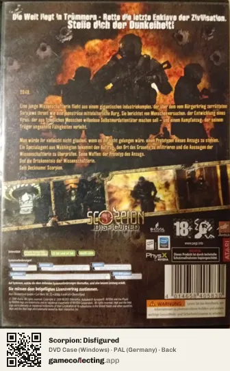 Scorpion: Disfigured Computer, Germany box back