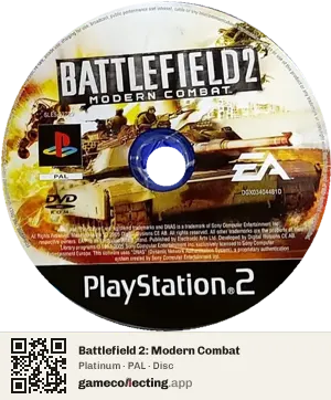 Battlefield 2: Modern Combat PlayStation 2, PAL disc