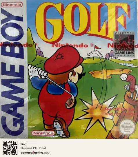 Golf Game Boy, PAL box front