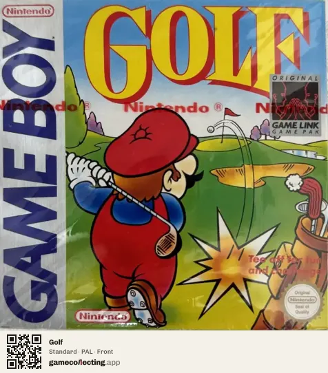 Golf Game Boy, PAL box front