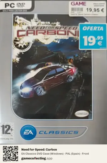 Need for Speed: Carbon Computer, Spain box front