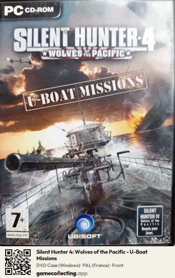 Silent Hunter 4: Wolves of the Pacific - U-Boat Missions Computer, France box front