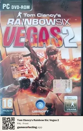 Tom Clancy's Rainbow Six: Vegas 2 Computer, PAL box front