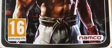 Tekken 6, the PEGI square on its front