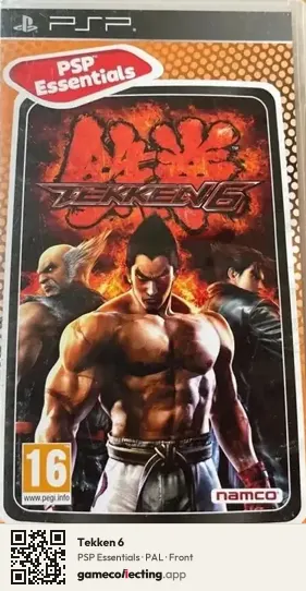 Tekken 6 PlayStation Portable, PAL box front