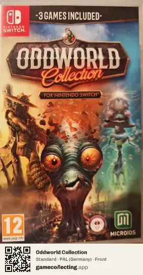 Oddworld Collection Nintendo Switch, Germany box front