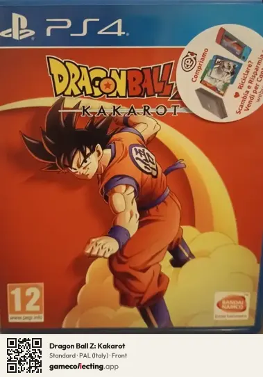 Dragon Ball Z: Kakarot PlayStation 4, Italy box front