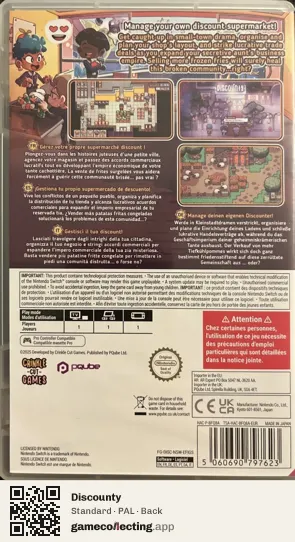 Discounty Nintendo Switch, PAL box back