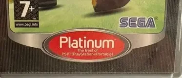 Sonic Rivals, the PEGI square on its front