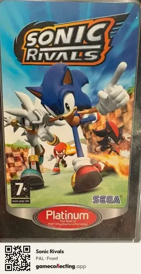 Sonic Rivals PlayStation Portable, PAL box front