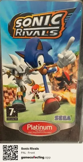 Sonic Rivals PlayStation Portable, PAL box front