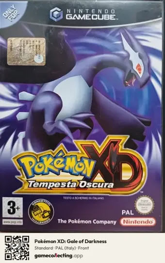 Pokémon XD: Gale of Darkness Nintendo GameCube, Italy box front