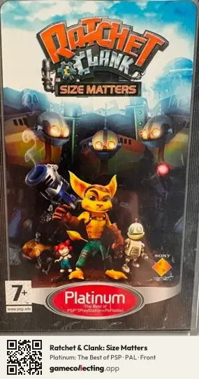 Ratchet & Clank: Size Matters PlayStation Portable, PAL box front