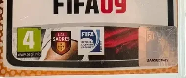 FIFA 09, the PEGI square on its front
