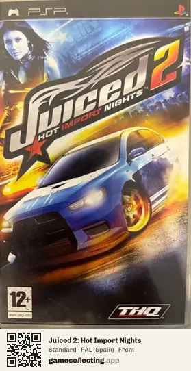 Juiced 2: Hot Import Nights PlayStation Portable, Spain box front