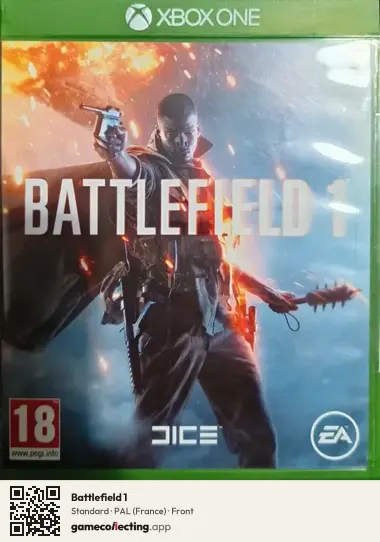 Battlefield 1 Xbox One, France box front