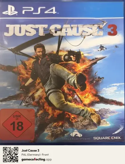 Just Cause 3 PlayStation 4, Germany box front