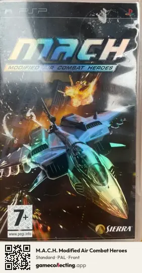M.A.C.H. Modified Air Combat Heroes PlayStation Portable, PAL box front