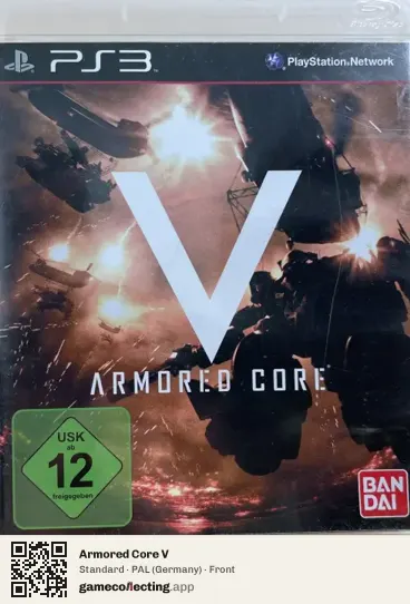 Armored Core V PlayStation 3, Germany box front