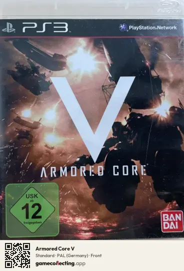 Armored Core V PlayStation 3, Germany box front
