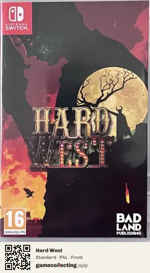 Hard West Nintendo Switch, PAL box front