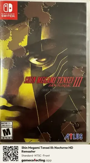 Shin Megami Tensei III: Nocturne HD Remaster Nintendo Switch, NTSC box front