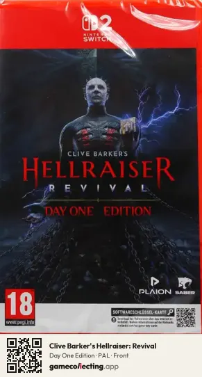 Clive Barker's Hellraiser: Revival Nintendo Switch 2, PAL box front