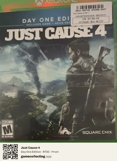 Just Cause 4 Xbox One, NTSC box front
