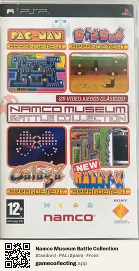 Namco Museum Battle Collection PlayStation Portable, Spain box front