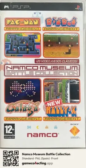 Namco Museum Battle Collection PlayStation Portable, Spain box front