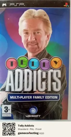 Telly Addicts PlayStation Portable, PAL box front