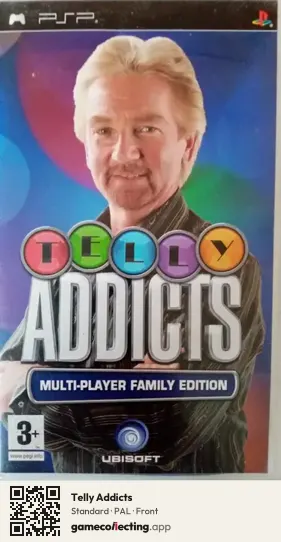 Telly Addicts PlayStation Portable, PAL box front