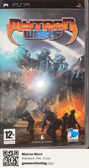 Mytran Wars PlayStation Portable, PAL box front