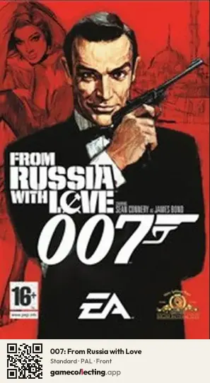 007: From Russia with Love PlayStation Portable, PAL box front