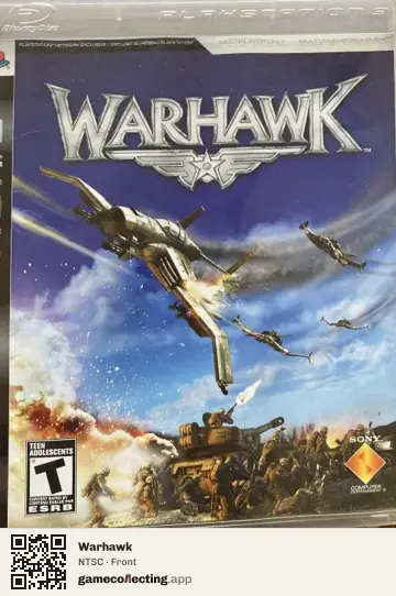 Warhawk PlayStation 3, NTSC box front