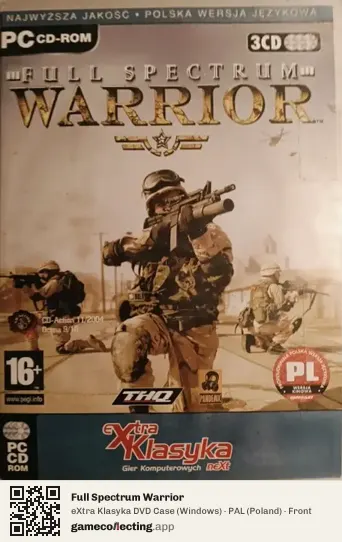 Full Spectrum Warrior Computer, Poland box front
