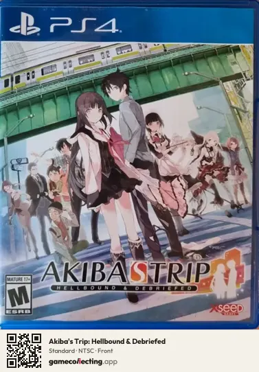Akiba's Trip: Hellbound & Debriefed PlayStation 4, NTSC box front