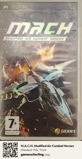 M.A.C.H. Modified Air Combat Heroes PlayStation Portable, PAL box front