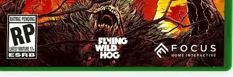 Evil West, the ESRB box on its front
