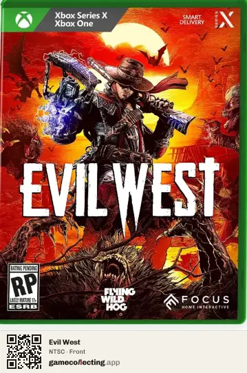 Evil West Xbox Series X, NTSC box front