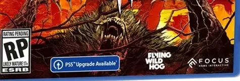 Evil West, the ESRB box on its front
