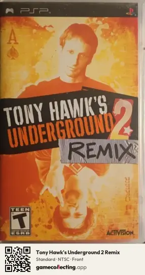 Tony Hawk's Underground 2 Remix PlayStation Portable, NTSC box front