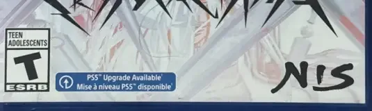 Crymachina, the ESRB box on its front